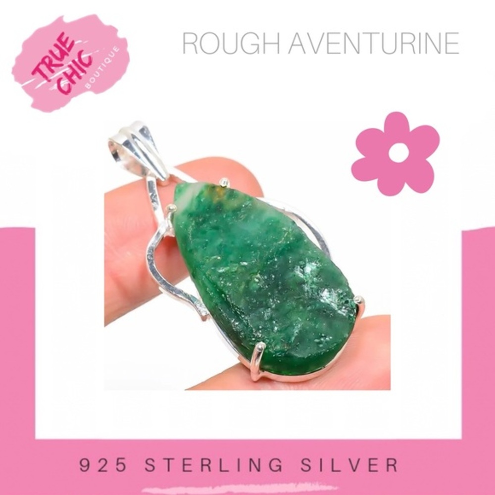 Rough Aventurine Pendant